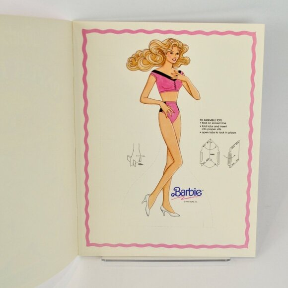 Golden Barbie Paper Doll 1523-2 1990 Uncut - Picture 3 of 3